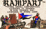 Rampart — Title screen