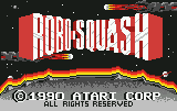 Robo-Squash — Title screen