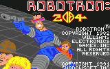 Robotron : 2084 — Title screen