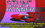 S.T.U.N. Runner — Title screen
