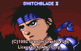 SwitchBlade II — Title screen