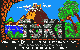 Toki — Title screen