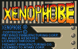 Xenophobe — Title screen