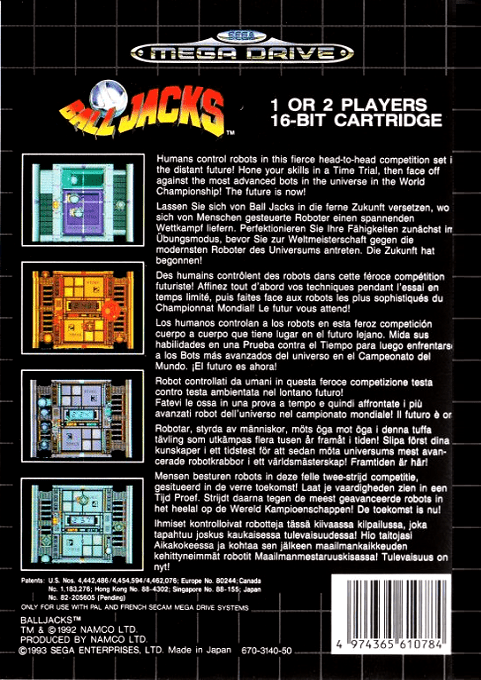Ball Jacks — Box back
