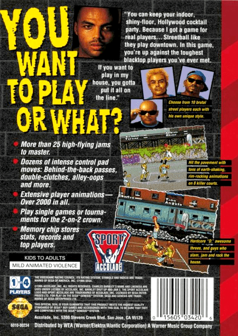 Barkley Shut Up and Jam 2 — Box back