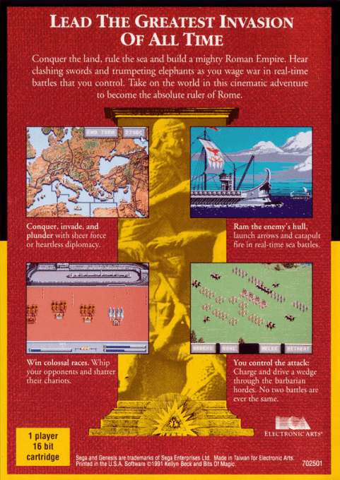 Centurion : Defender of Rome — Box back