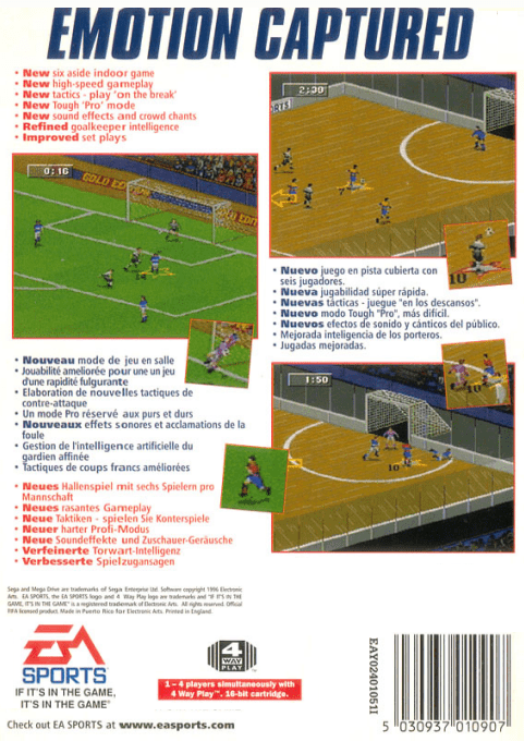 FIFA Soccer 97 — Box back