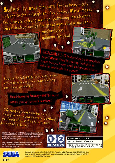 Metal Head — Box back