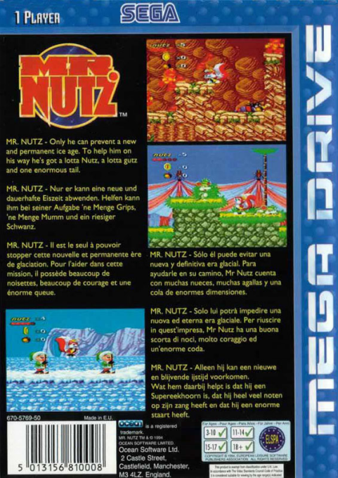 Mr. Nutz — Box back