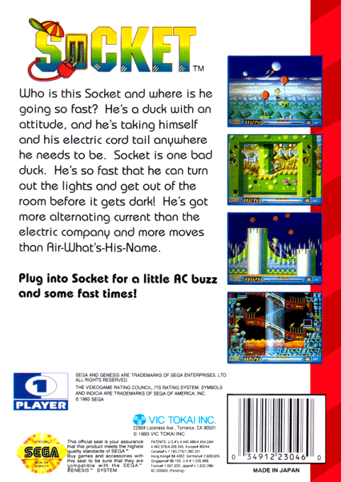Socket — Box back
