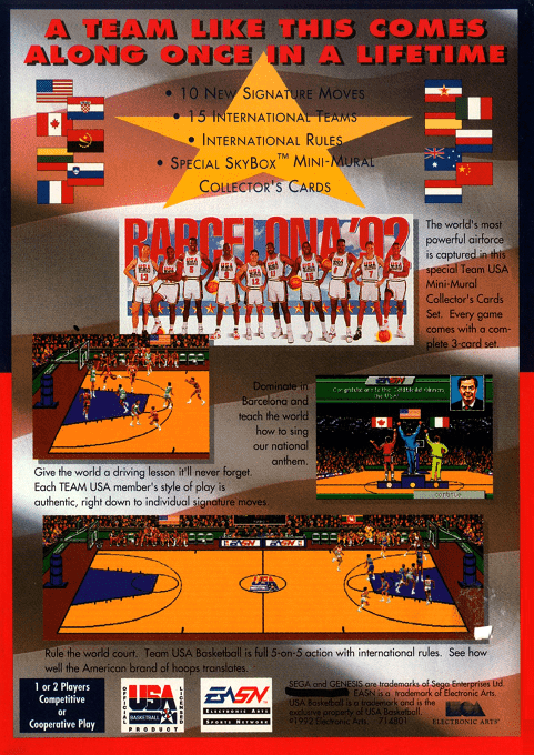 Team USA Basketball — Box back
