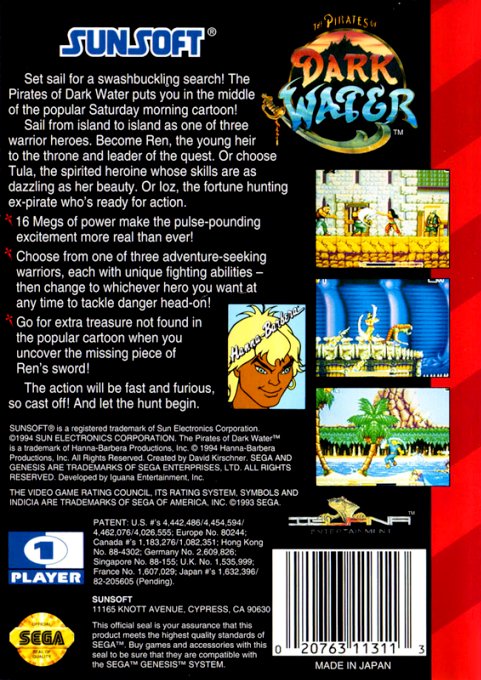 The Pirates of Dark Water — Box back