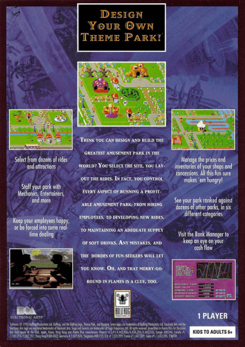 Theme Park — Box back