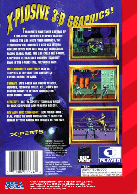 X-Perts — Box back