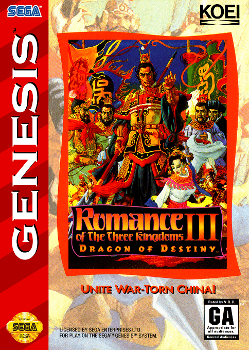 Romance of the Three Kingdoms III : Dragon of Destiny