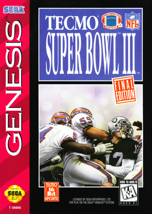 Tecmo Super Bowl III : Final Edition