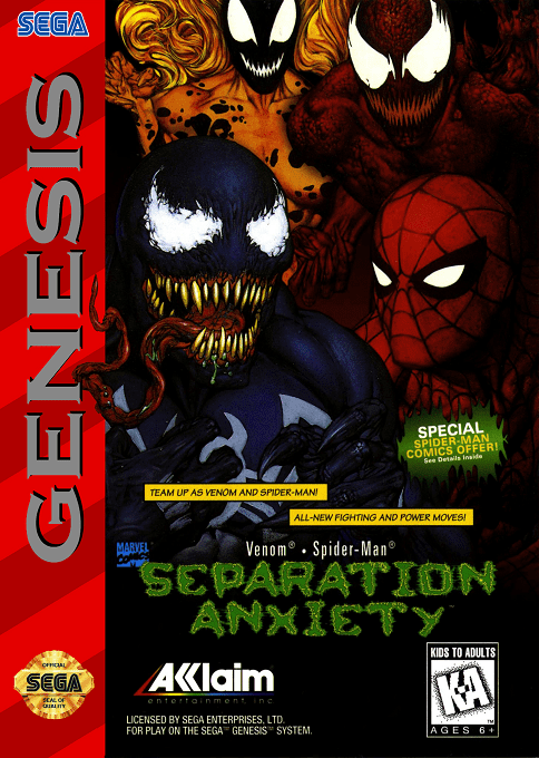 Venom & Spider-Man : Separation Anxiety