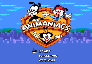 Animaniacs — Title screen