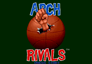 Arch Rivals : The Arcade Game — Title screen