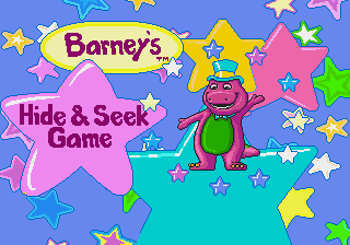 Barney's Hide & Seek Game — Title screen