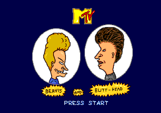 Beavis and Butt-Head — Title screen