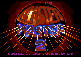 Blaster Master 2 — Title screen