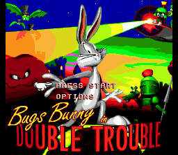 Bugs Bunny in Double Trouble — Title screen