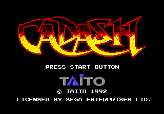 Cadash — Title screen