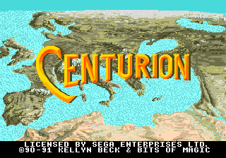 Centurion : Defender of Rome — Title screen