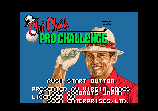 Chi Chi's Pro Challenge Golf — Title screen