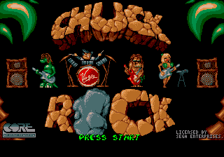 Chuck Rock — Title screen