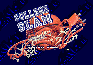College Slam — Title screen