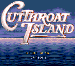 Cutthroat Island — Title screen