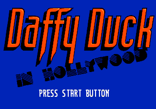 Daffy Duck in Hollywood — Title screen