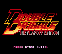 Double Dribble : The Playoff Edition — Title screen