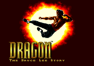 Dragon : The Bruce Lee Story — Title screen