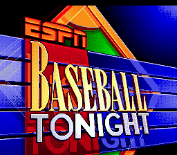 ESPN Baseball Tonight — Title screen