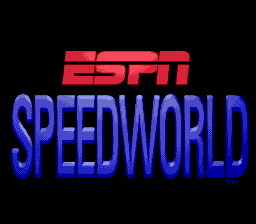 ESPN Speed World — Title screen