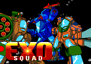 Exo Squad — Title screen