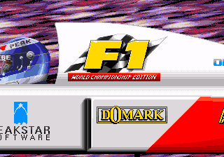 F1 : World Championship Edition — Title screen