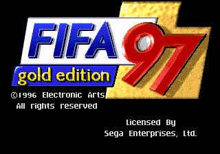 FIFA Soccer 97 — Title screen