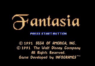 Fantasia — Title screen