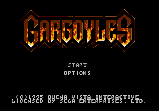 Gargoyles — Title screen