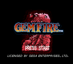 Gemfire — Title screen