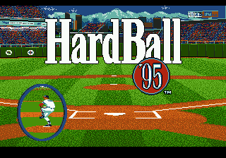 HardBall '95 — Title screen