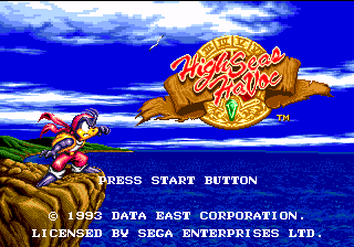High Seas Havoc — Title screen