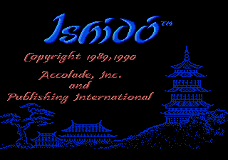 Ishido : The Way of Stones (Homebrew) — Title screen