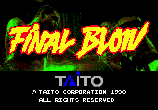 James 'Buster' Douglas Knockout Boxing — Title screen
