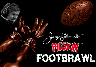 Jerry Glanville's Pigskin Footbrawl — Title screen