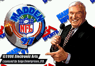 Madden NFL 97 — Title screen